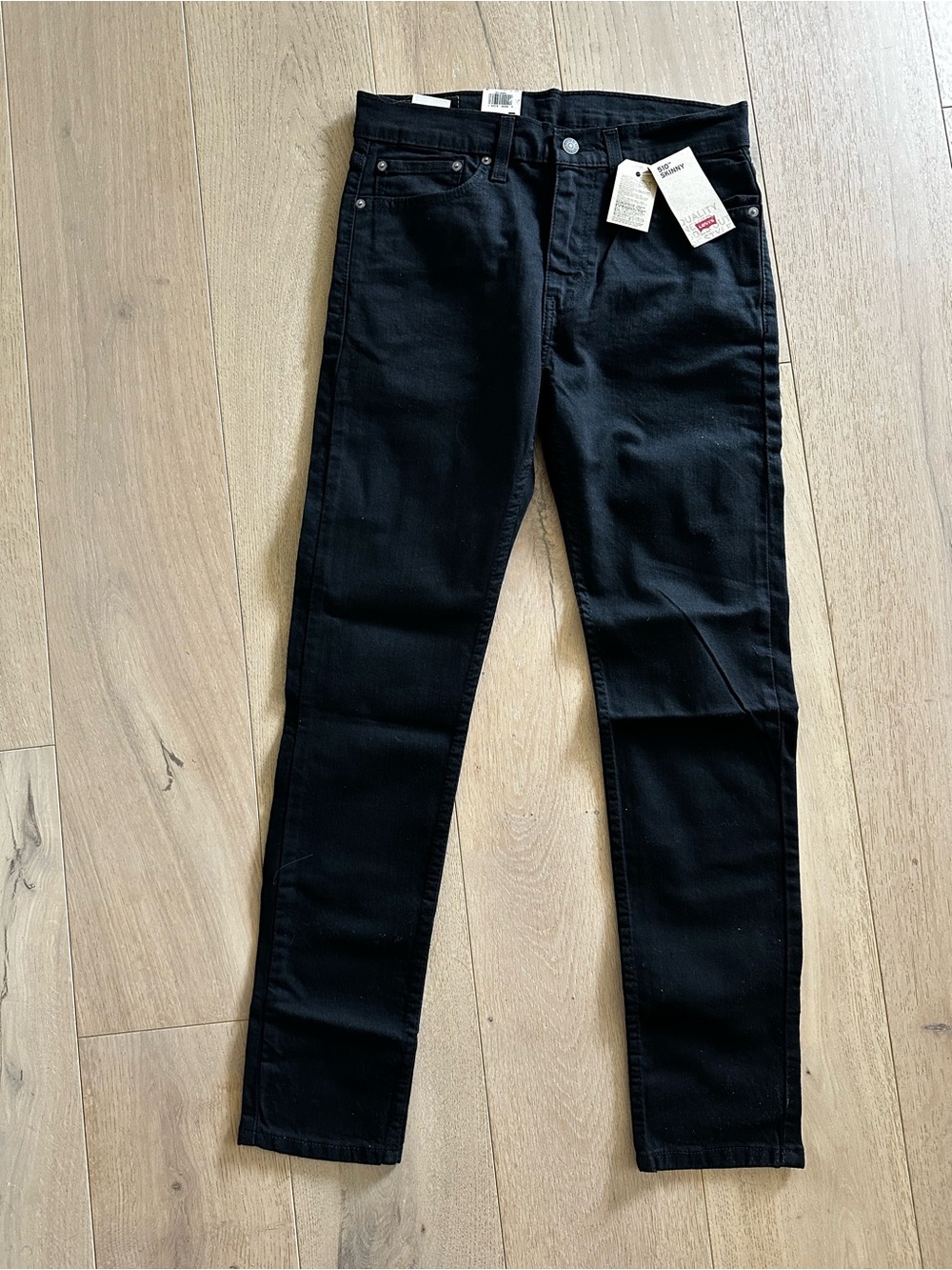 Levi's 510 Skinny Black Mens Jeans - Slim Stretch Fit